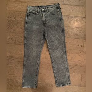 GAP Petite Vintage Slim High Rise Jeans in Washed Gray 29P